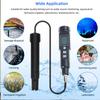 Dissolved Oxygen Meter DO Meter 0.0-40mg/L with ATC Backlit Water Quality Analyzer for Seawater Aquaculture Portable
