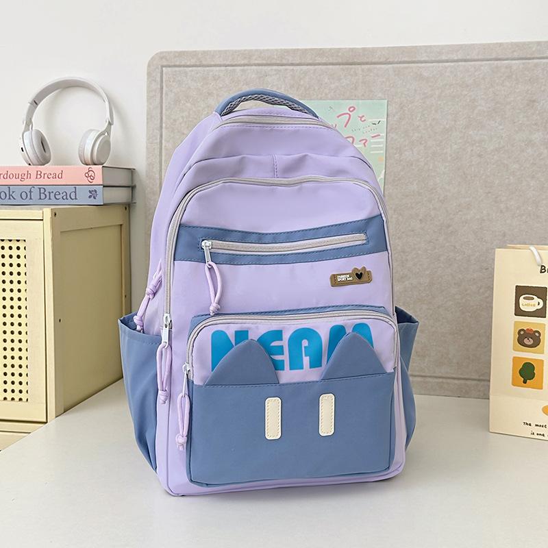 New Fashion Schoolbag Japanese Ins Small Fresh Casual Backpack Lightweight and Simple Student Backpack