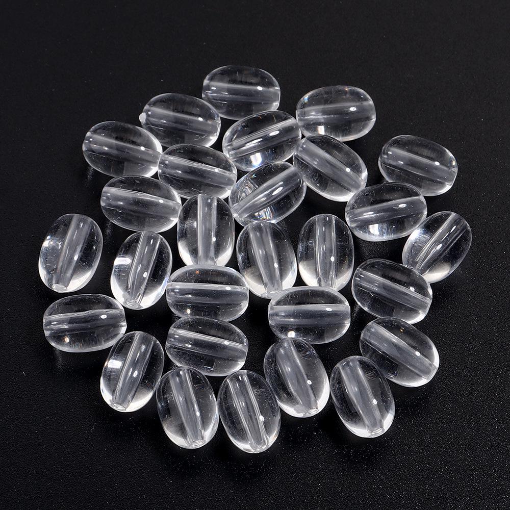 Frosted Oval & Round Acrylic Beads - Candy Color Matte for DIY Jewelry