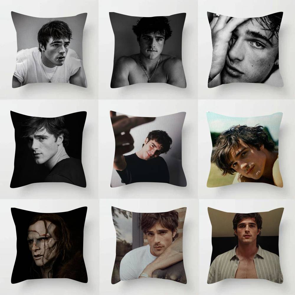 Jmg Clothing Unisex Actor Jacob Elordi Cushion Cover Car Throw Pillow Case For Sofa Car Christmas Gift