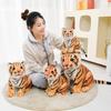 Cute Simulation Yellow Tiger Doll Plush Toy Siberian Tiger Doll Children'S Company Soothing Doll