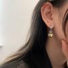 2023 New Arrival Romantic Love Heart Crown Wing Retro  Silver Needle Female Tassels Stud Earrings  No Allergic