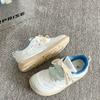 Retro niche board shoes women's new spring platform white shoes versatile shoes
