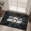 Green Day Design Kristall Samt Teppich Gemütlich Nicht?Rutschfester Teppich mit Aufdruck für Schlafzimmer Wohnzimmer Eingang