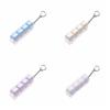 Taschenanhänger Tastatur Fidget Schlüsselanhänger 4 Tasten Knopf Fidget Clicker Spielzeug Tastenkappe Schlüsselanhänger Geschenke