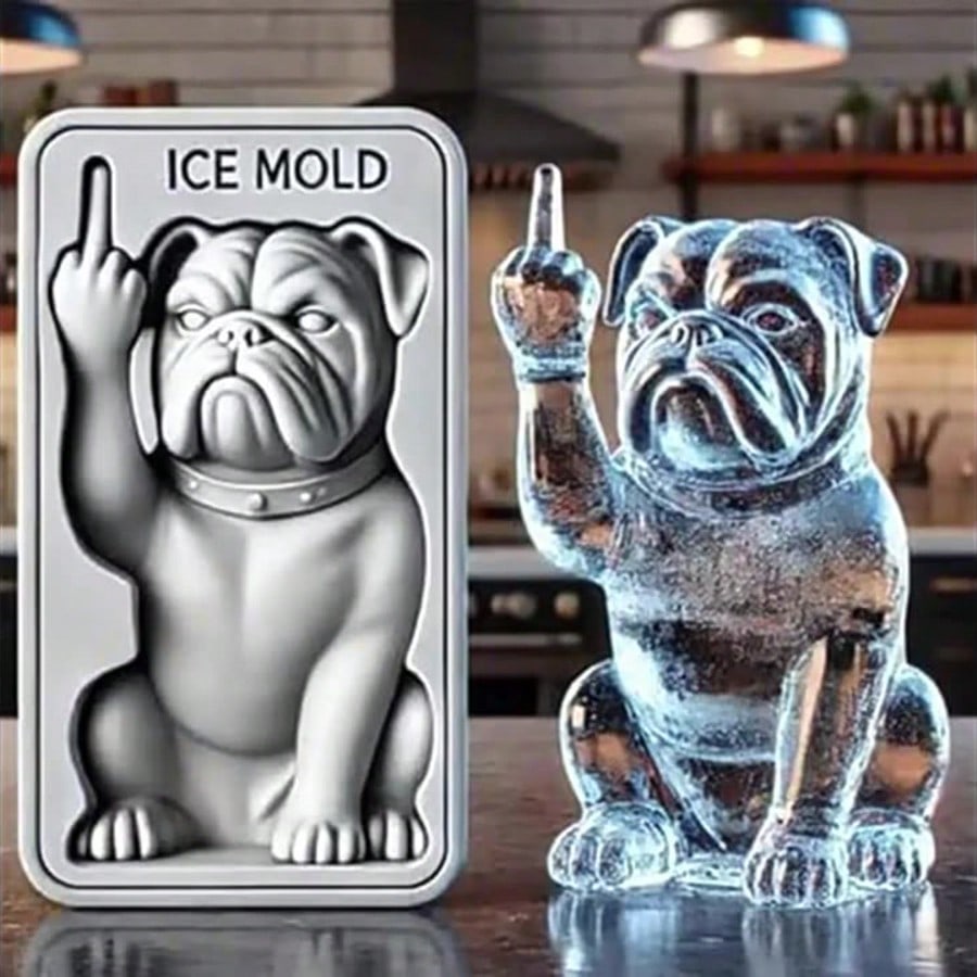1pc Funny Middle Finger Ice Mold Funny Middle Finger Ice Mold Middle Finger Duck Bulldog Funny Gift
