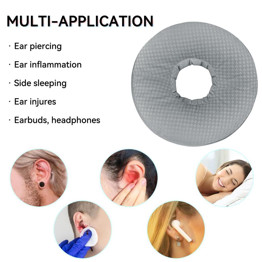 Ohrschutzkissen: Rundes Einloch-Design für Senioren & Patienten - Perfekt für Seitenschläfer & Salons