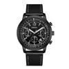 Fashion Multifunctional Chronograph Men's Watches Luxury Quartz Stainless Steel Waterproof Wristwatch Reloj De Hombre