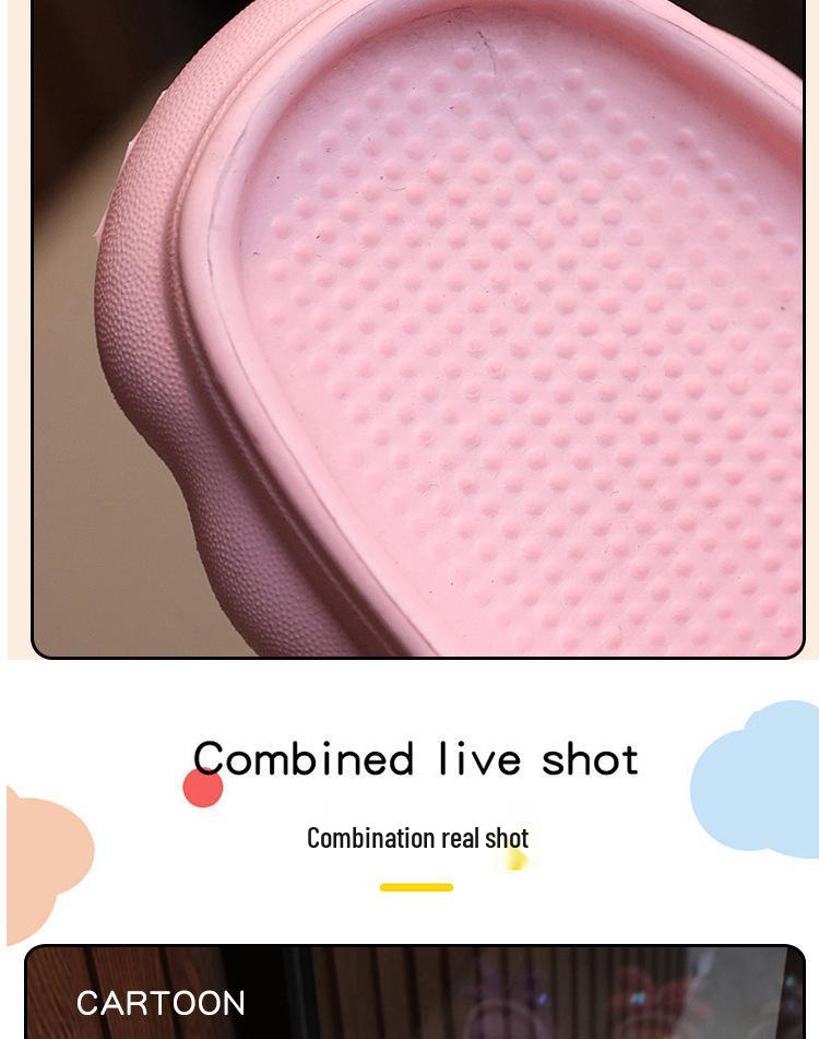 Girls' Soft Sole Non-Slip Bow Slippers for Outdoors - Princess Style