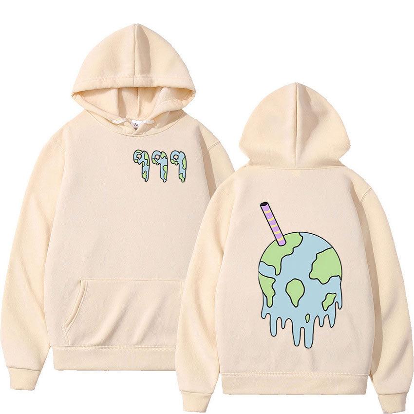 Rapper Juice Wrld Grafik Hoodie Damen Unisex Hip Hop Mode Pullover