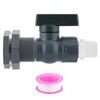 Rain Barrel Spigot Kit With 3/4 Inch PVC Ball Valves Adapters For Water Tank Garden Irrigation Accessories