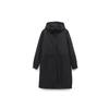 Women's 2024 Winter Fleece-Lined Hooded Parka: Loose Mid-Length Thickened Workwear Cotton Coat