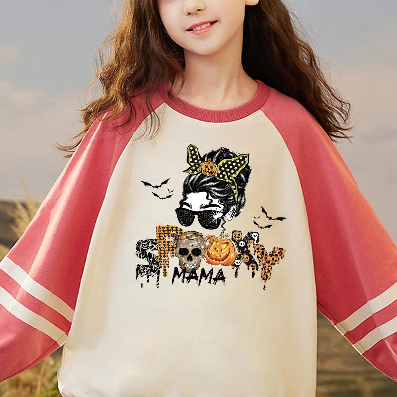 Thermal Sticker On Clothes Girl Spooky Patches A-Level Washable Diy Hoodies Tops Vinyl Thermal Press Iron-On Transfer Clothes