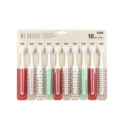 Mybrush Toothbrush Ultrafine Bristles 10 Packs
