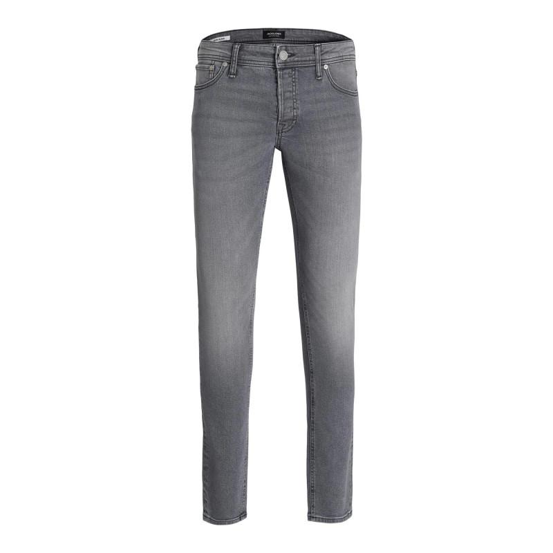 

Мужские зауженные джинсы с 5 карманами выцветшего серого цвета JACK & JONES