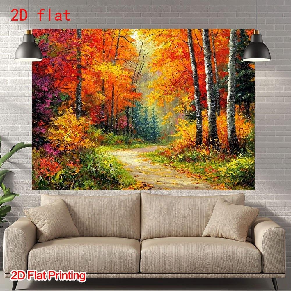 2D Plane 1 Piece - Autumn Forest Suitable for Home Garden and Studio