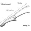 304 Stainless Steel Korean BBQ & Bread Baking Tongs for Meat, Grilling, and Japanese Cuisine