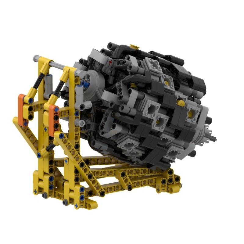 New mechanical engine MOC building block parts package DIY educational toys 584/ 223parts 60208 2850 2851 61184 2853