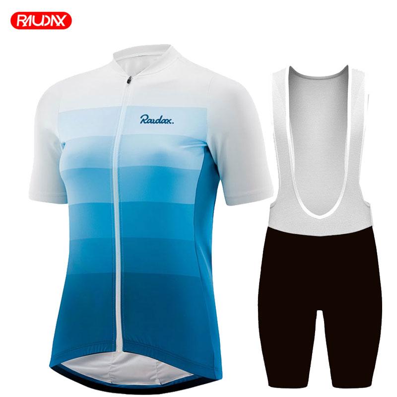 Summer Breathable Cycling Suit Set Women's Anti-UV Bicycle Clothes Quick-Dry Short Sleeves Mountain Bike Jersey Girls Pink Cycling Set