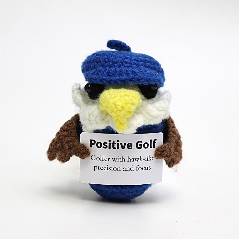 Creative Crochet Animal Doll Cute Emotional Support Knitting Doll Friends Gift