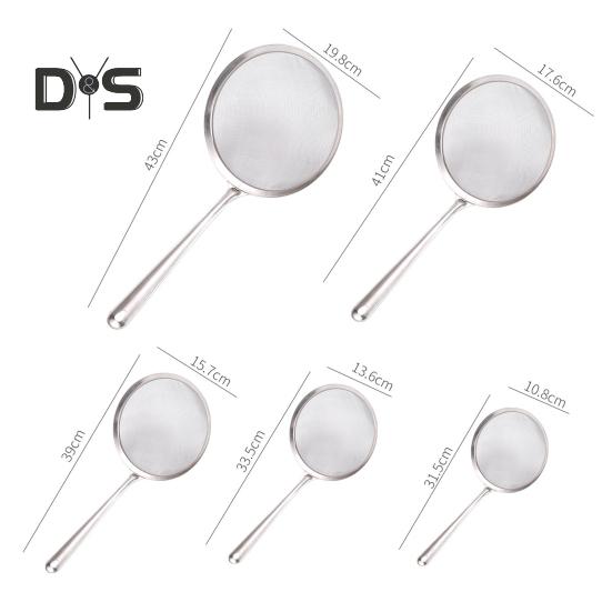 Heat Resistant Non Stick Colander Food Grade Ergonomically Designed Skimmer Spoon Kitchen Supplies