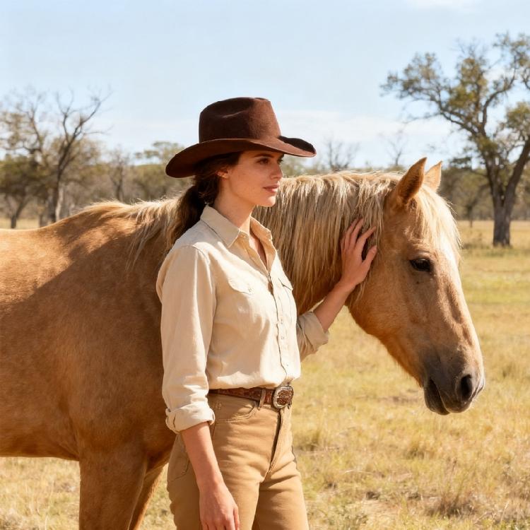 Breathable Cowboy Hats Adjustable Band Adjustable Band Brown Color Western Theme Party Outdoor