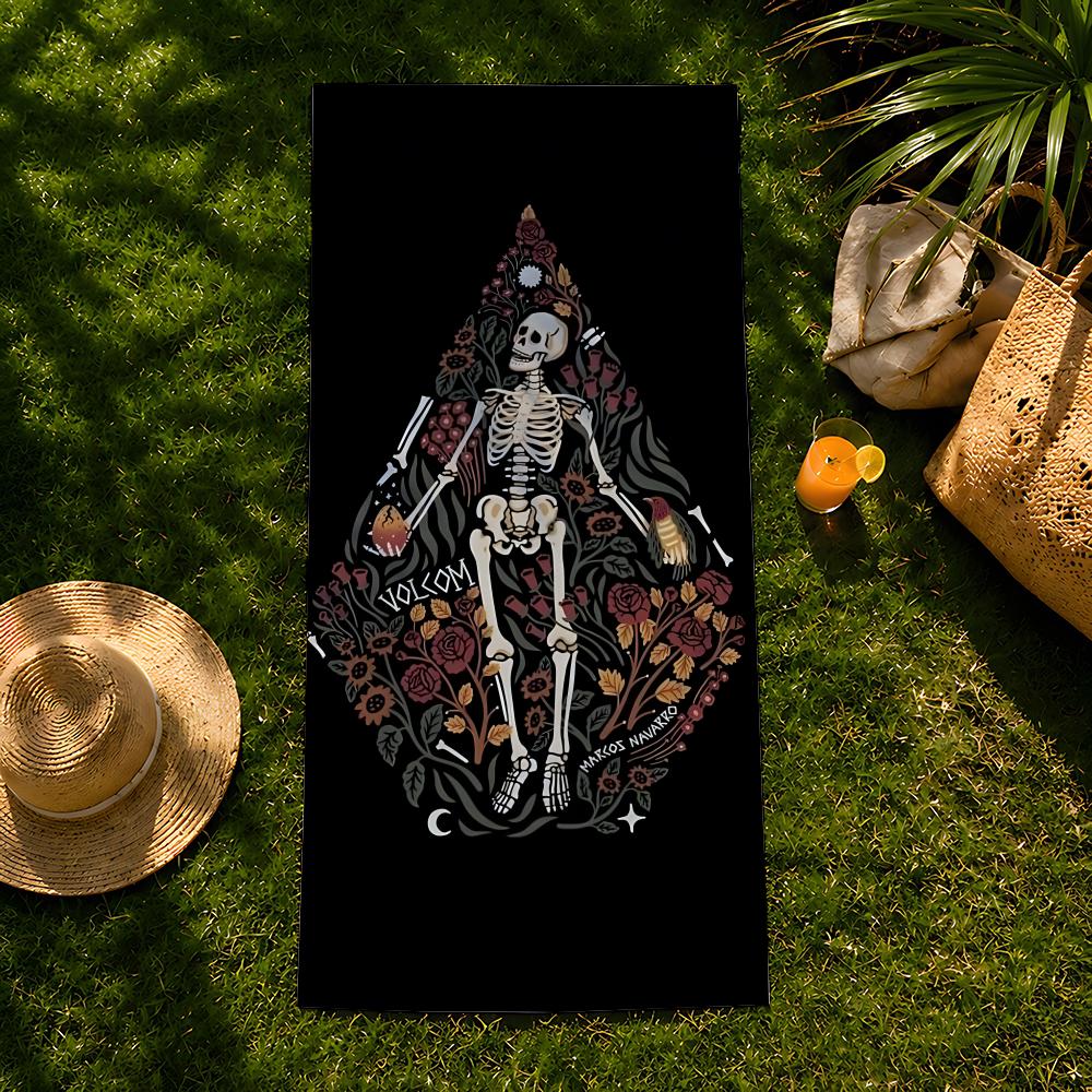 Brand V-Volcom Towel beach towel, quick drying absorbent bath towel for Swim,Gym,Camping,Outdoor