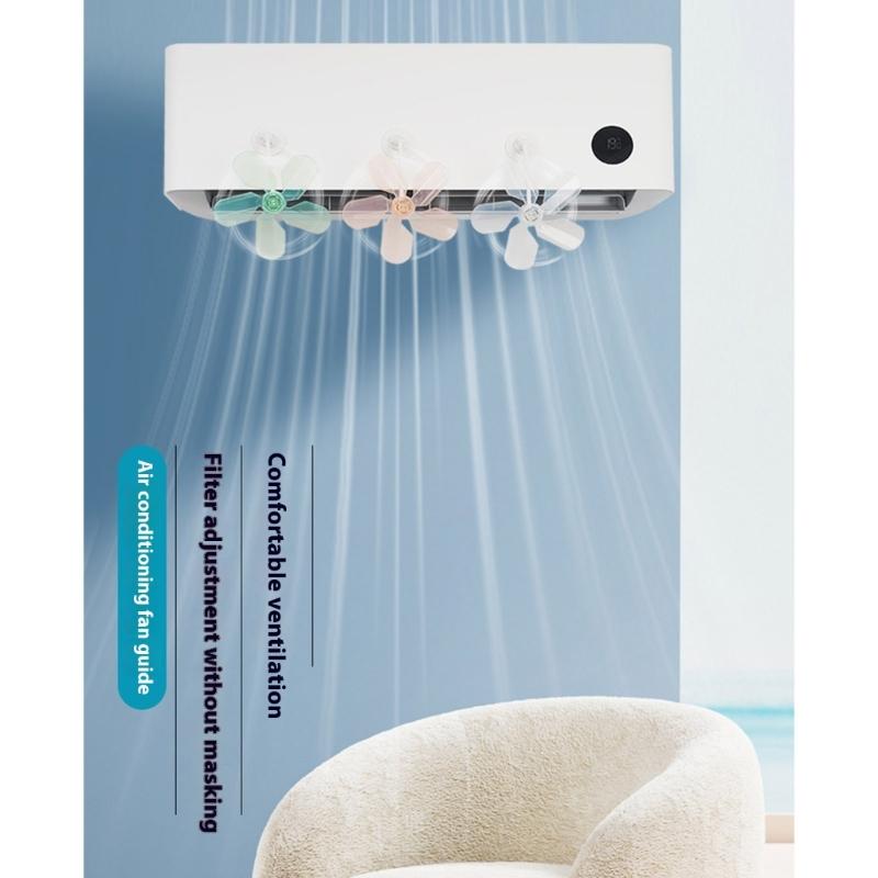 3PCS Adjustable Air Conditioning Windshield Baffle Airflows Guide Fan Suitable for Comfortable and Controlled Air Supply