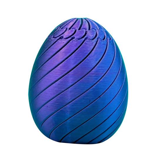 Zabawka Jajko Wielkanocne Odstresowujące Drukowane 3D Jajko Spiralne Zabawka Fidget Jajko Skręcane Puzzle Zabawka na Biurko Wypełniacze do Koszyka Wielkanocnego Upominki na Imprezę