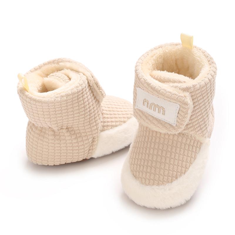 Stivali Invernali Bambini Maschi Femmine Neve Suola Morbida Antiscivolo Caldi Scarpe Piatte Primi Passi del Bambino Scarpe Stivali