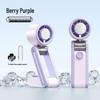 2026 High-Speed Handheld Fan with Digital Display, 199 Gears, Ice Pack Cooling, Turbine, Three-Fold Design & Lanyard.