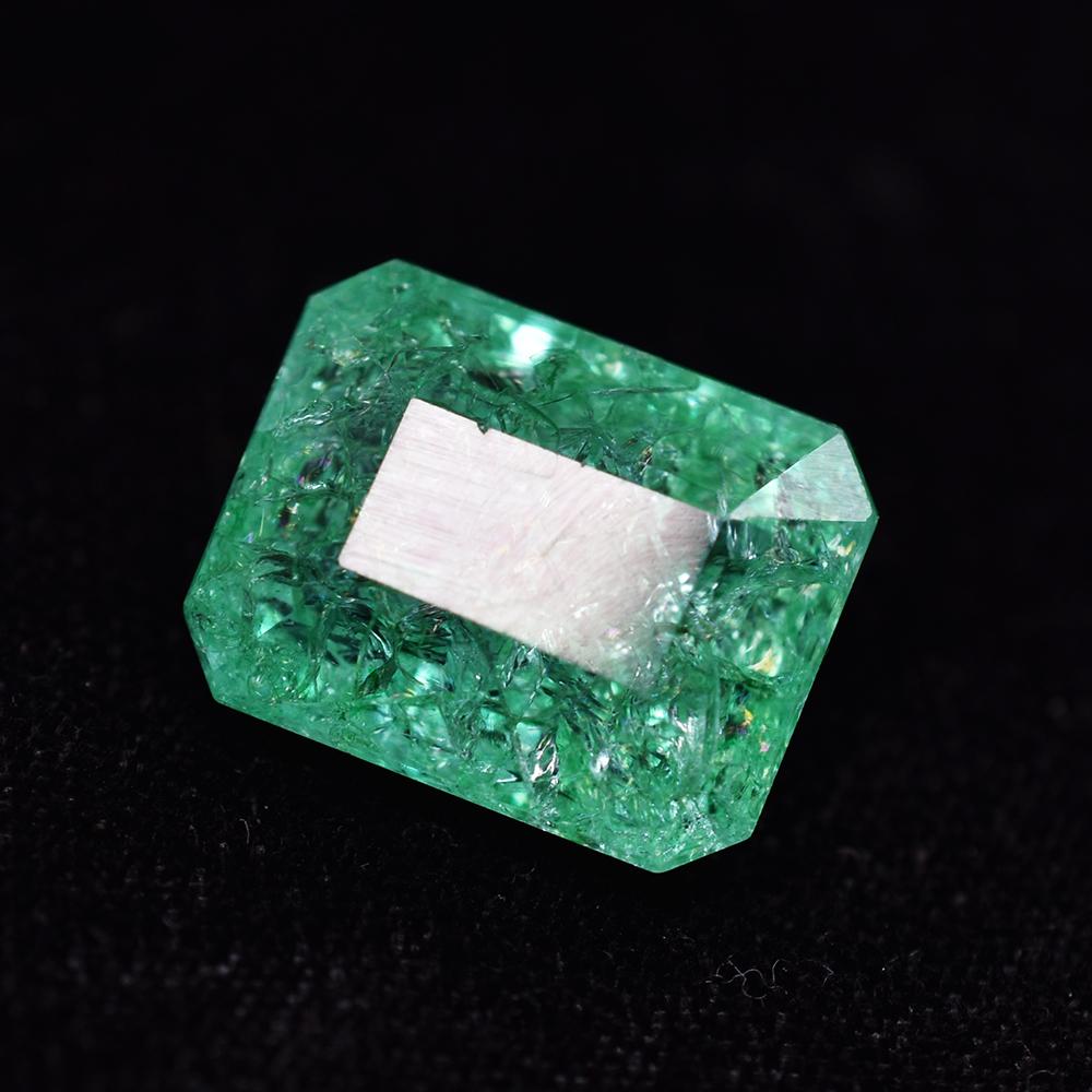 Natural Green Emerald 23.05ct Emerald Cut Certified Loose Gemstone