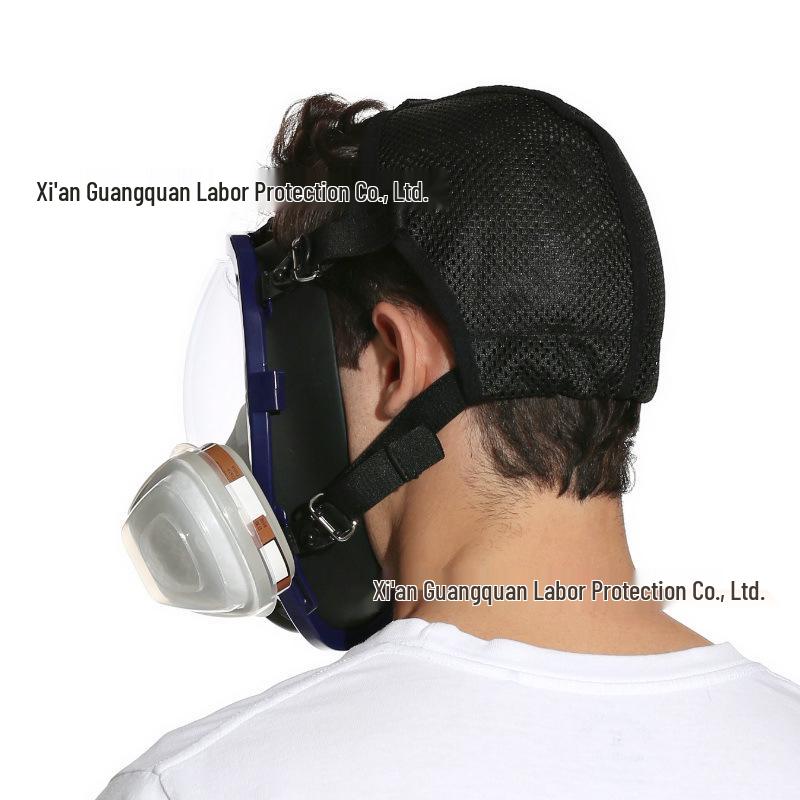 8100 Sphere-D Full Face Respirator Mask for Spray Painting, Chemicals, Pesticides, and Dust, with Wide Field of View