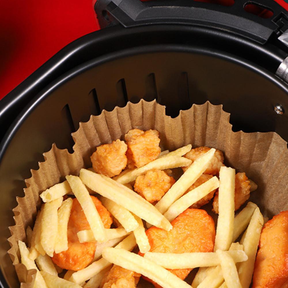 Air Fryer Disposable Paper  For Air Fryer Cheesecake Air Fryer Accessories Parchment Wood Pulp Steamer Baking Paper