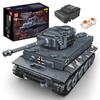Mould King 20014 Technic Tiger Tank Building Blocks Model, Remote Control Tank for Adults and Kids, Military Tank Toy Kit with Remote and App