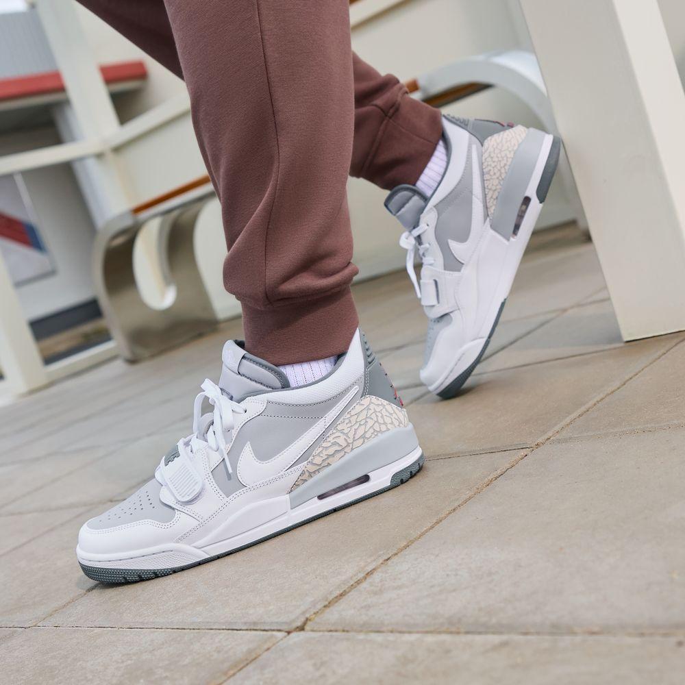 Air Jordan Legacy 312 Low Волчий Серый Белый Прохладный Серый 46