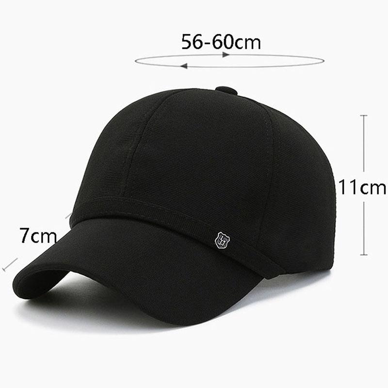 Spring Summer Luxury Brand Baseball Cap For Men Outdoor Sports Solid Fashion Sunhat Kpop Gorras Hombre Black Adjustable Snapback