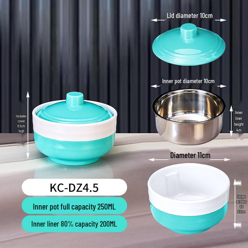 Ruhan Thickened Melamine Soup Bowl Set with Inner Liner