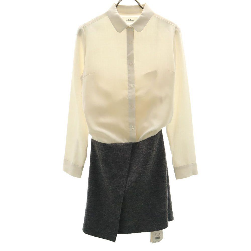 

unused Mila Owen unused Long sleeve mini dress 1 Ivoryx gray Tagged Women Used