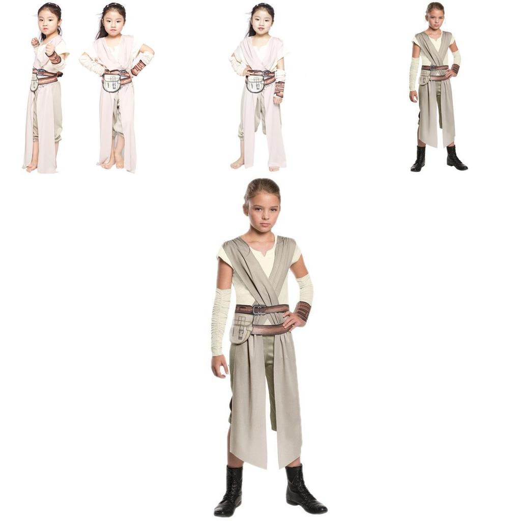 Stylish Rey Costume For Girls Featuring Polyester Fabric Ideal For Game Cosplay