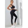 High Waist Sports Leggings Tummy Control Quick Dry Yoga Pants for Women Gym Running Black M