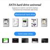 2.5/3.5 Inch HDD Case USB 3.0 To SATA External Hard Drive Support 12TB Hard Drive Enclosure 5Gbps High Speed Adapter for PC Lapop