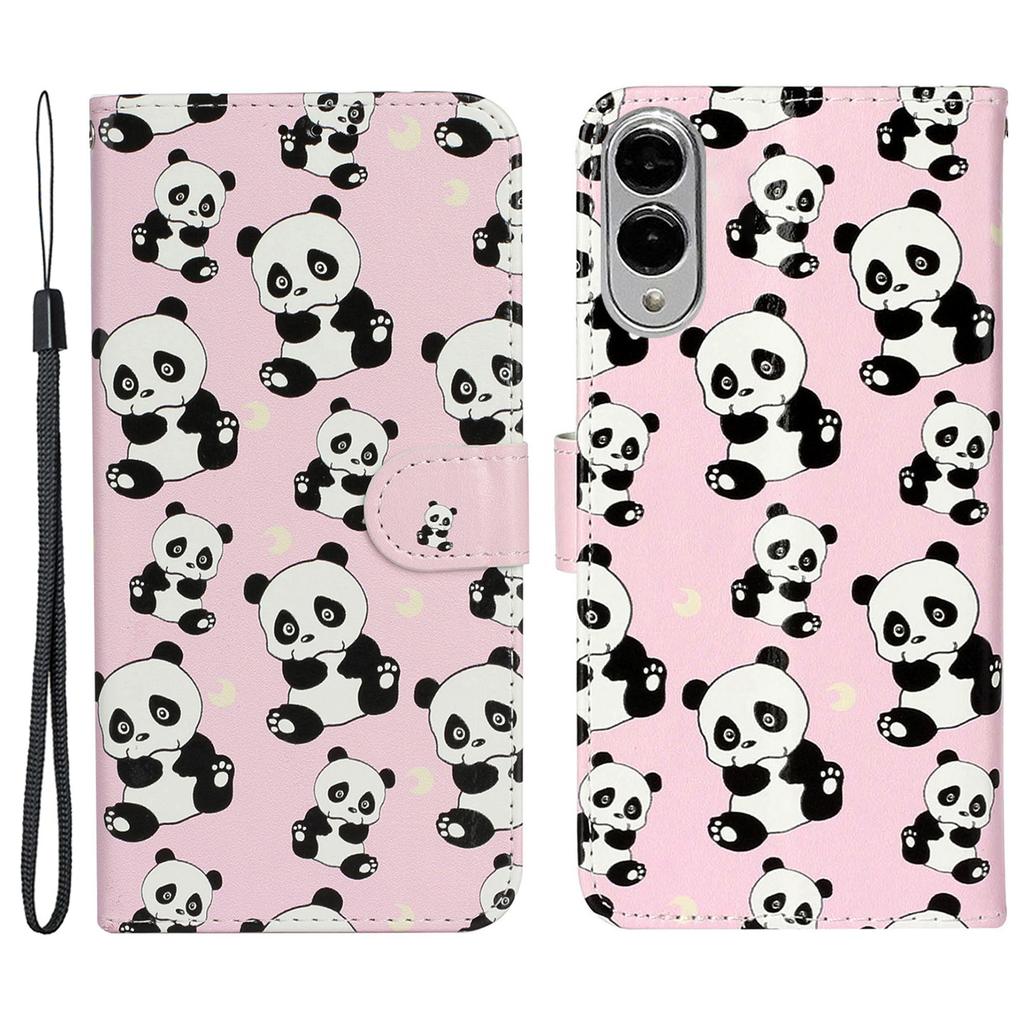 For Samsung Galaxy S25 Edge Case Pattern Leather Wallet Phone Cover with Card Holder
