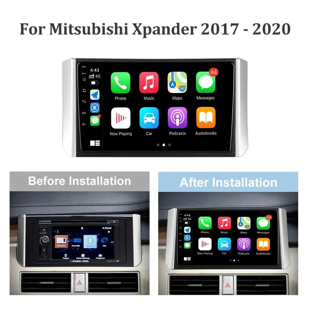 Car Radio Stereo Multimedia Android 13 For Mitsubishi Xpander 2017 - 2020 Video Player Carplay 4G GPS Auto WIFI Rear View Camera
