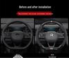 Nio EC6/ES6/ES8/ET7 Carbon Fiber Steering Wheel Handle Cover - All-Season Universal Fit
