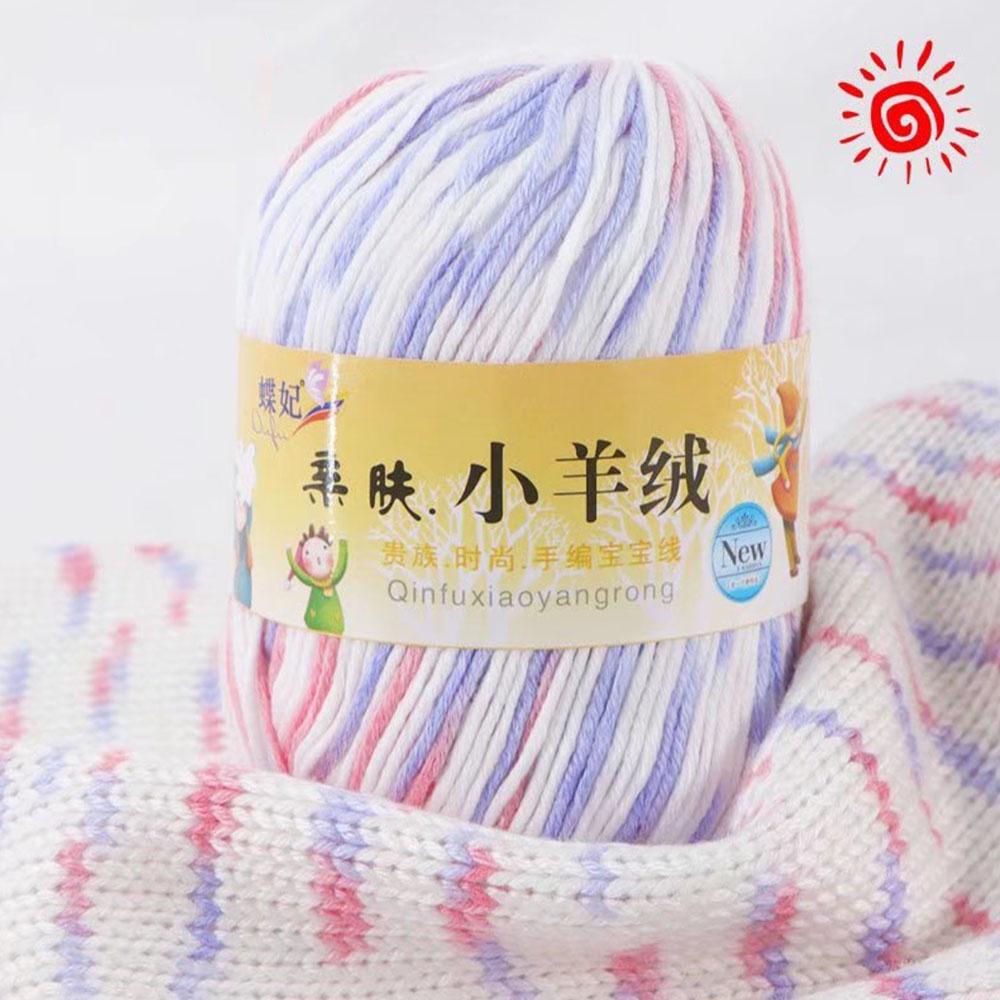6 Strand Skin Friendly Cashmere Baby Thread Silk Protein Cashmere Hand Knitted Sweater Scarf Thread