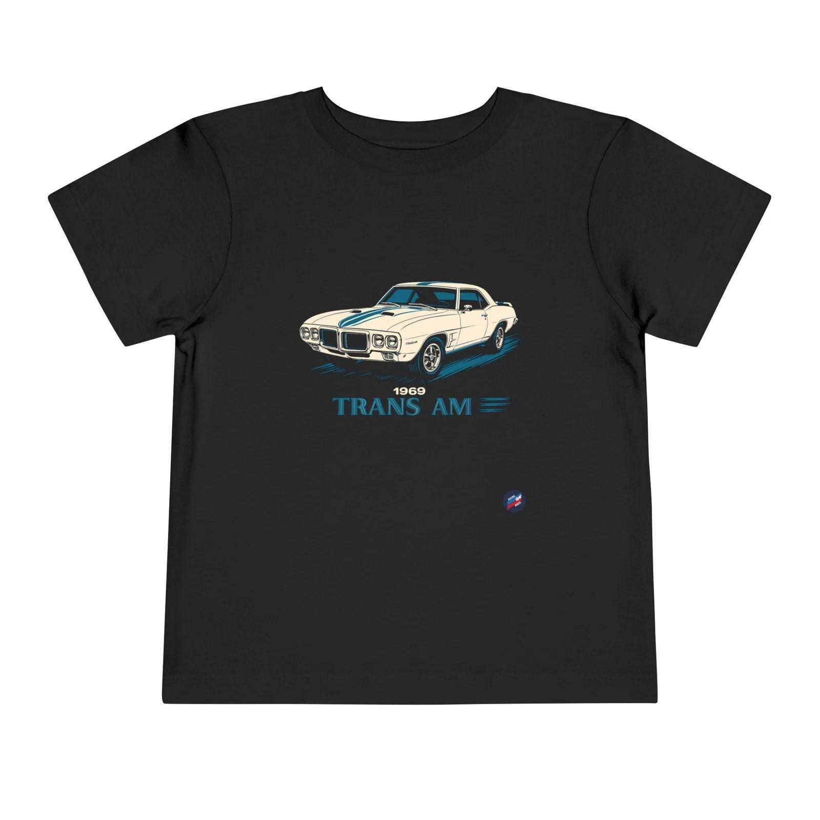 1969 Trans Am Toddler T-Shirt Retro Classic Muscle Car Kids Graphic Tee XS