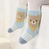 3pairs/set Baby Coral Velvet Women's Winter Thickened Plush Warm Comfortable Sleeping Sock Cute Cartoon Lovely Floor Socks