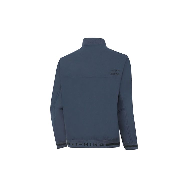 Li-Ning Training Series Logo Badge Water-Resistant Sports Jacket Men Jacket Outer-Space-Blue AJDT703-2