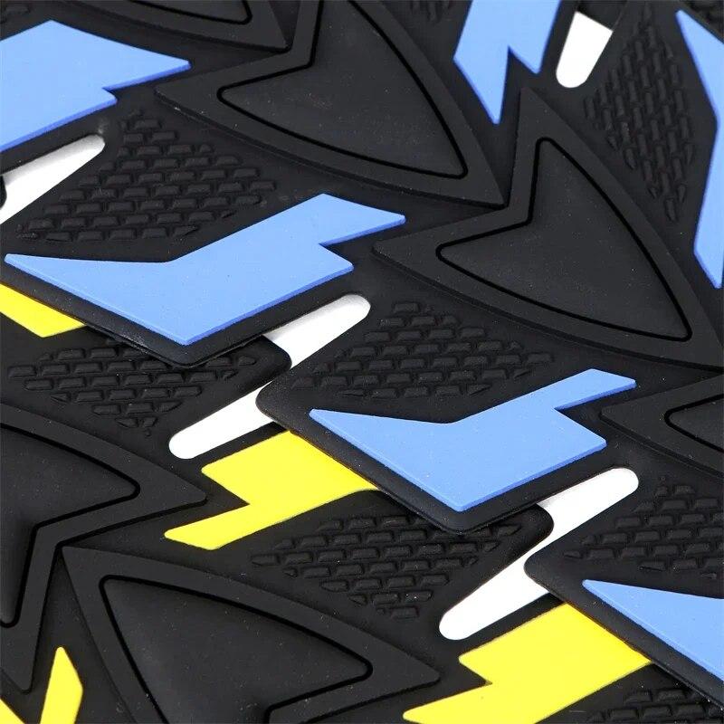 Univerzální motocyklová nálepka na palivovou nádrž s rybí kostí, trojrozměrné nálepky pro Harley, Yamaha, ochranná podložka na nádrž